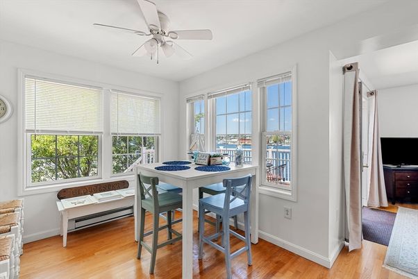Dining room, Interior, Wood Texture Flooring