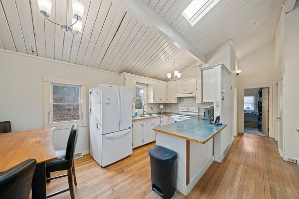 Interior, Kitchen, Wood Texture Flooring