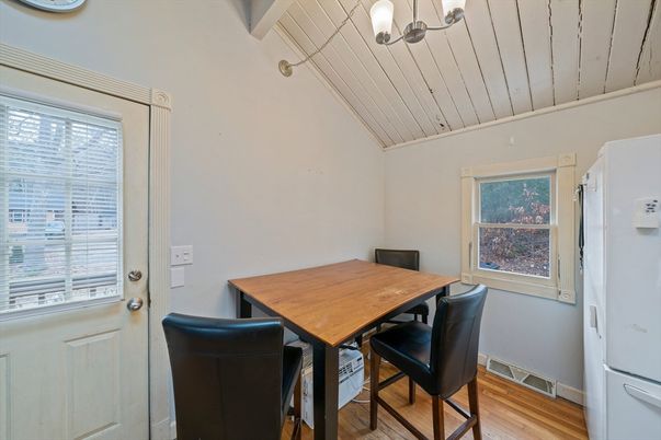 Dining room, Interior, Wood Texture Flooring
