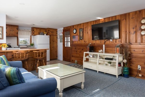 Interior, Kitchen, Living room, Wooden Walls