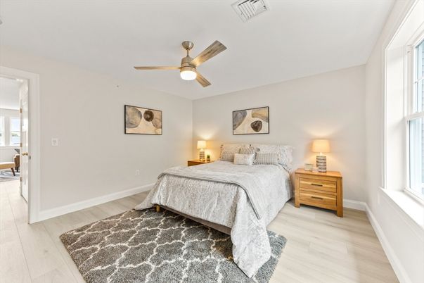 Bedroom, Interior, Wood Texture Flooring