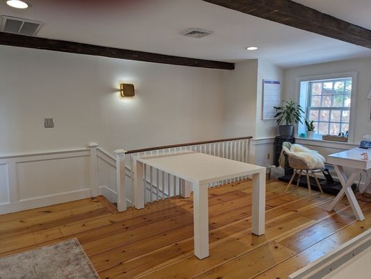 Interior, Recessed Lighting, Wooden Beams, Wood Texture Flooring