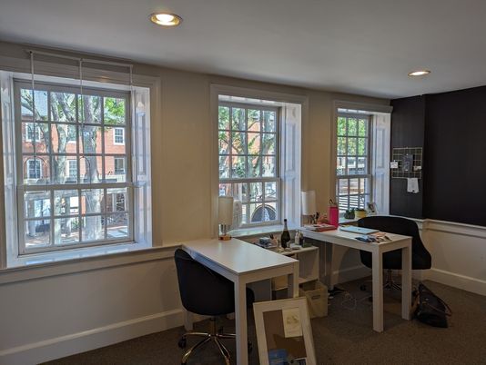 Home Office, Interior, Recessed Lighting