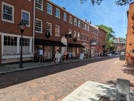 Exterior, Facade, Brick Facade, Condo Building