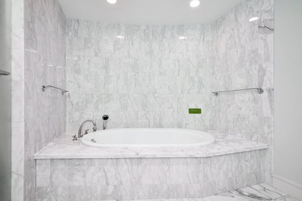 Bathroom, Interior, Marble, Marble Walls, Recessed Lighting