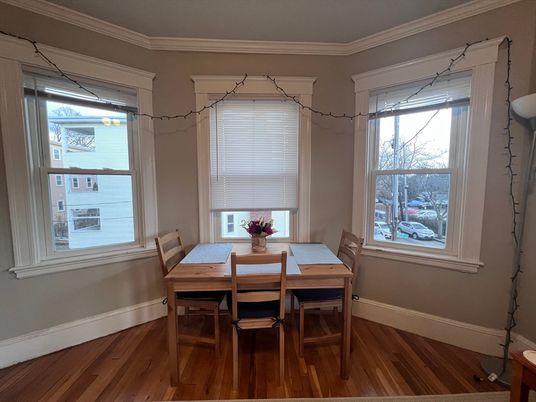 Dining room, Interior, Wood Texture Flooring