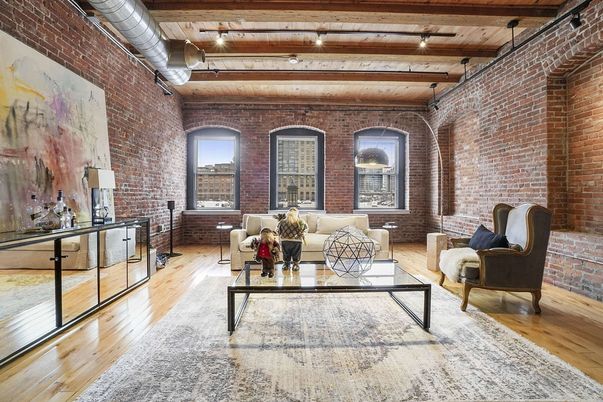 Interior, Living room, Stone Walls, Wooden Beams, Wood Texture Flooring