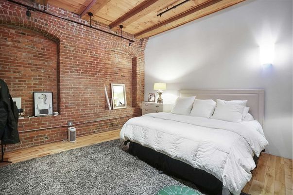 Bedroom, Interior, Stone Walls, Wooden Beams, Wooden Ceilings, Wood Texture Flooring