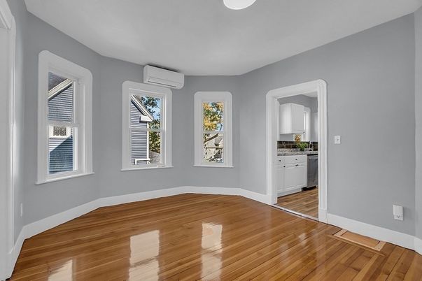 Empty room, Interior, Wood Texture Flooring