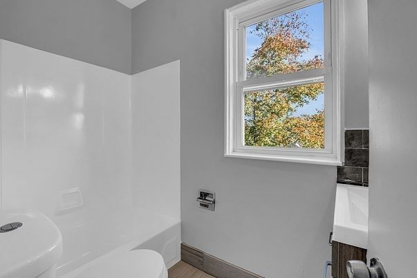 Bathroom, Interior, Wood Texture Flooring