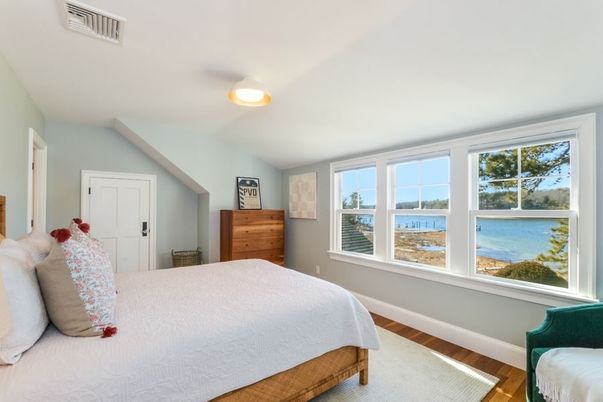 Bedroom, Interior, Water, Wood Texture Flooring