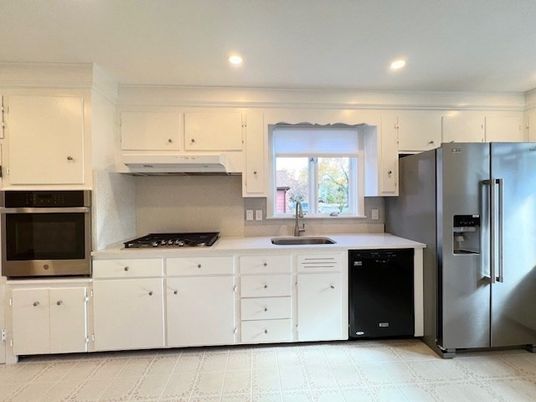 Interior, Kitchen, Recessed Lighting, Stainless Steel Appliances
