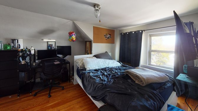 Bedroom, Home Office, Interior, Wood Texture Flooring