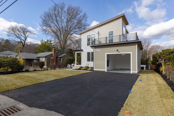 Attached, Backyard, Exterior, Facade, Farmhouse