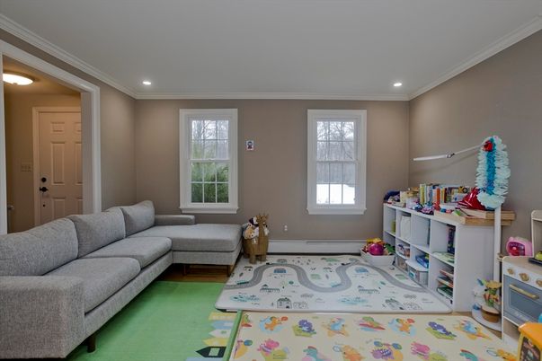 Interior, Living room, Recessed Lighting