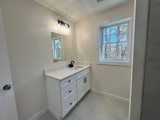 Bathroom, Dual Sink Vanities, Interior, Marble