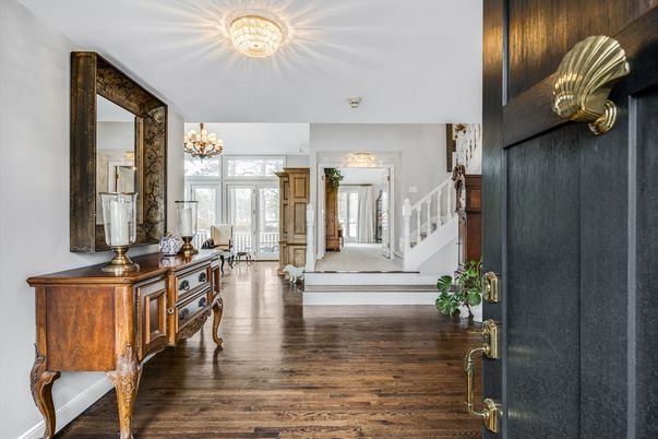 Chandelier, Interior, Wood Texture Flooring