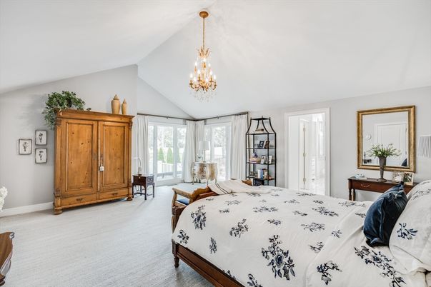 Bedroom, Chandelier, Interior