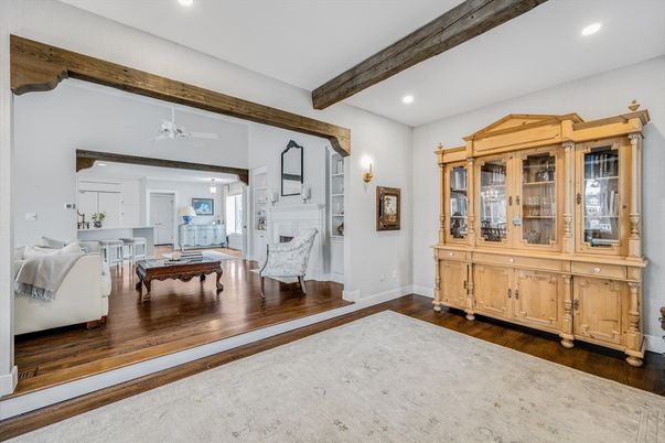 Interior, Recessed Lighting, Wooden Beams, Wood Texture Flooring