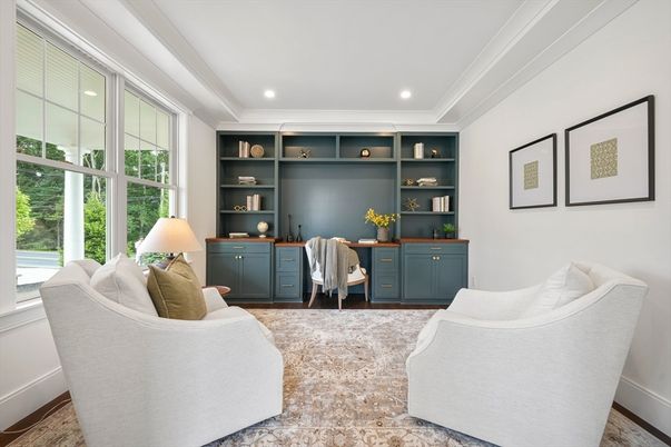 Home Office, Interior, Recessed Lighting