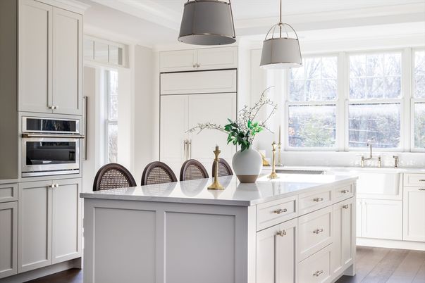 Interior, Kitchen, Pendant Lights, Stainless Steel Appliances, Wood Texture Flooring