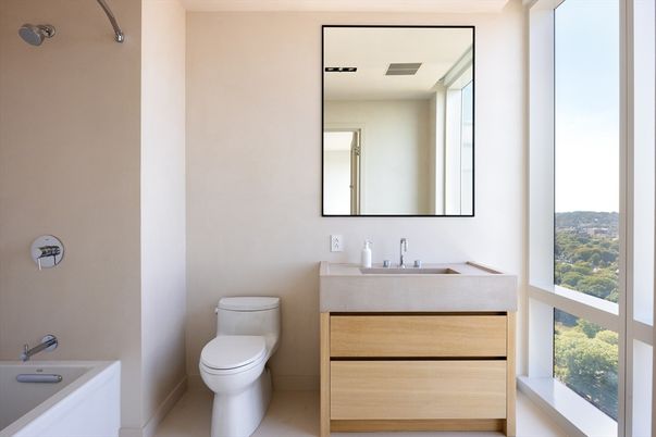 Bathroom, Interior, Recessed Lighting