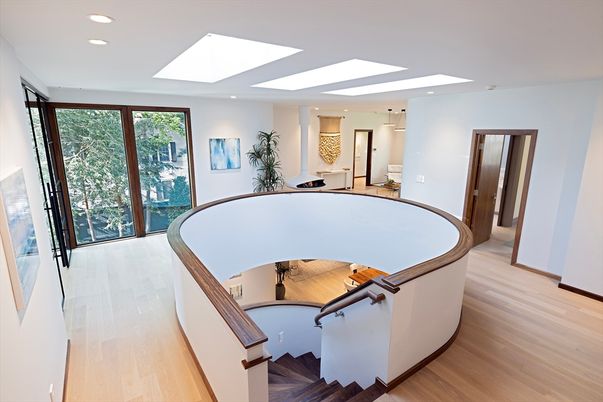 Interior, Pendant Lights, Recessed Lighting, Wood Texture Flooring