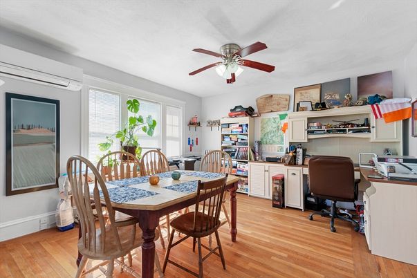 Home Office, Interior, Wood Texture Flooring