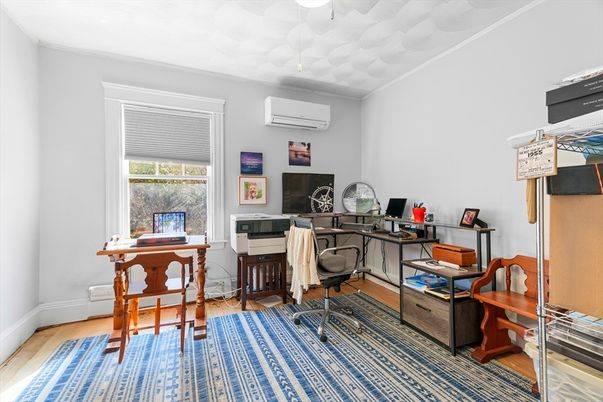 Home Office, Interior, Wood Texture Flooring