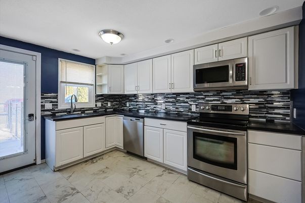 Interior, Kitchen, Recessed Lighting, Stainless Steel Appliances