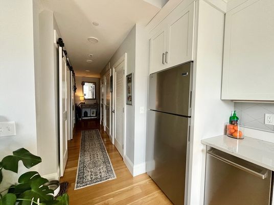 Interior, Kitchen, Wood Texture Flooring