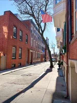 Exterior, Facade, Brick Facade, Rowhouse