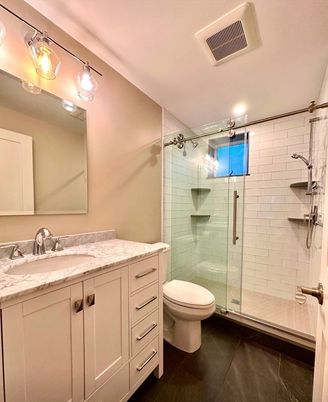 Bathroom, Glass Shower, Interior