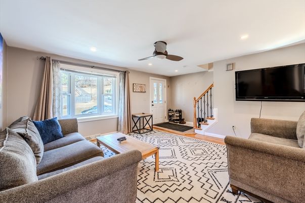 Interior, Living room, Recessed Lighting