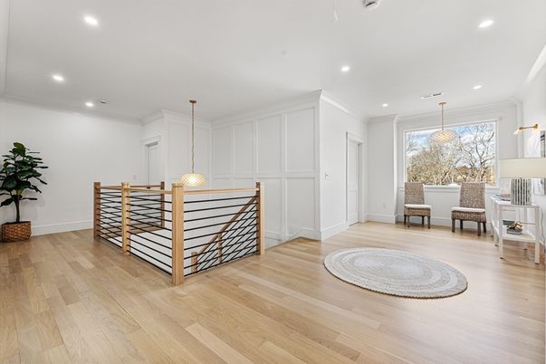 Interior, Pendant Lights, Recessed Lighting, Wood Texture Flooring