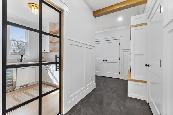 Interior, Recessed Lighting, Wooden Beams