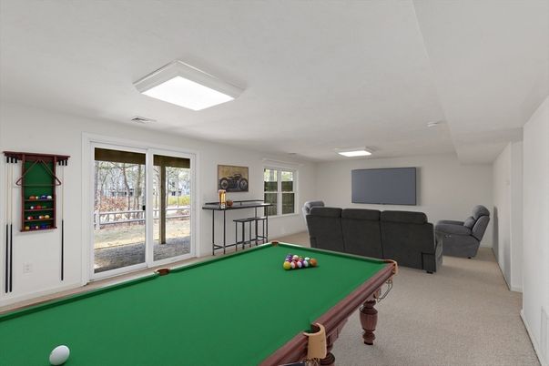 Billiard Table, Game Room, Interior, Living room
