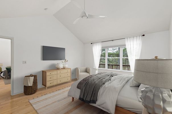 Bedroom, Interior, Wood Texture Flooring
