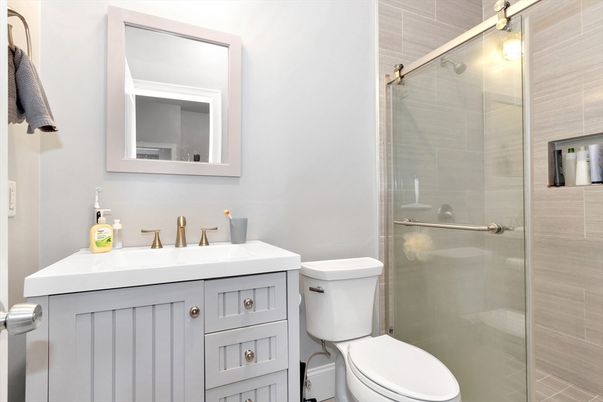 Bathroom, Glass Shower, Interior