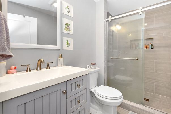 Bathroom, Glass Shower, Interior