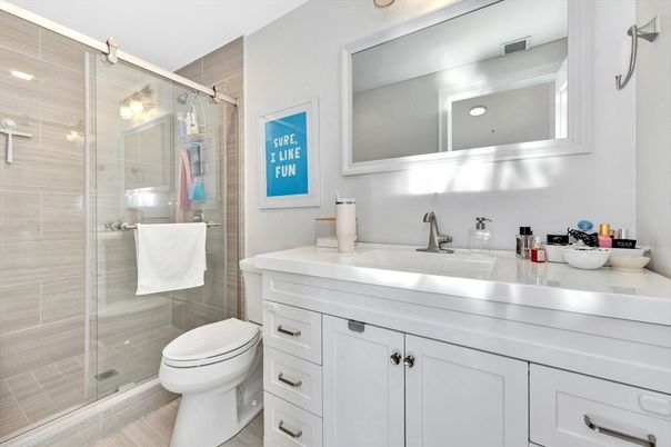 Bathroom, Glass Shower, Interior
