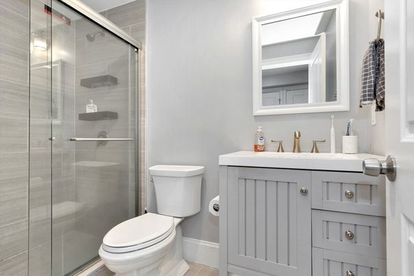 Bathroom, Glass Shower, Interior