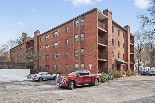 Exterior, Facade, Brick Facade, Condo Building