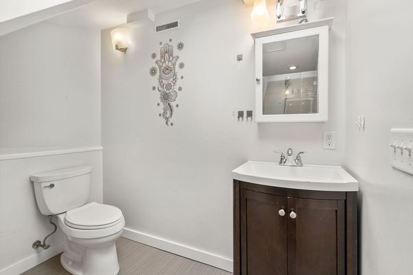 Bathroom, Interior, Wood Texture Flooring