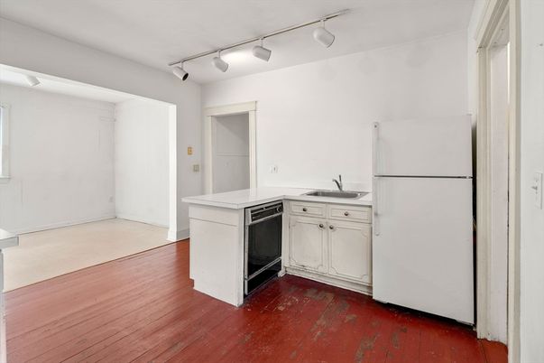 Interior, Kitchen, Wood Texture Flooring