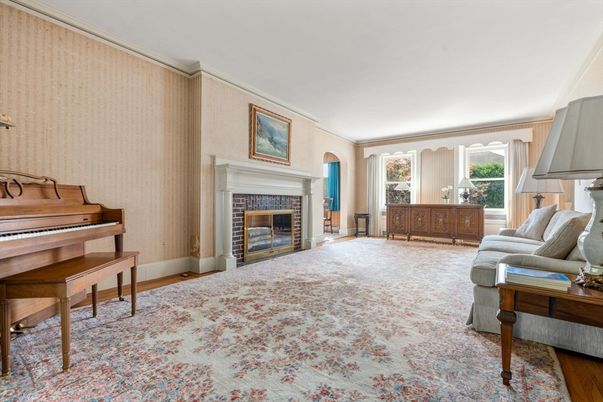 Fireplace, Interior, Piano