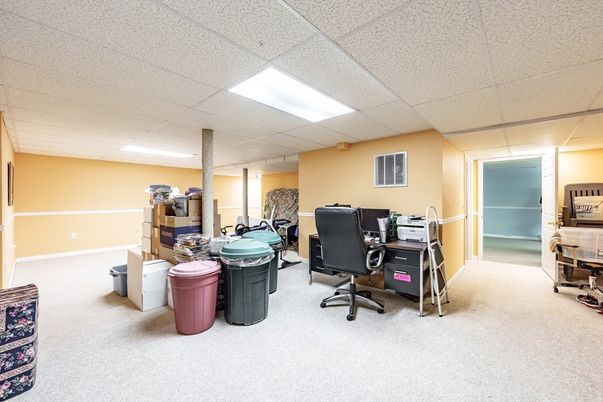 Home Office, Interior, Recessed Lighting