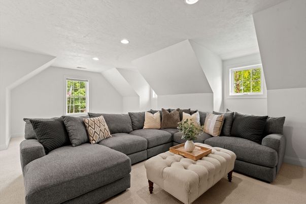 Interior, Living room, Recessed Lighting