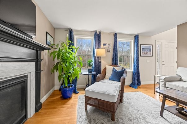 Fireplace, Interior, Wood Texture Flooring