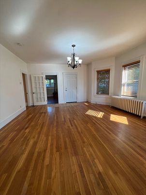 Chandelier, Empty room, Interior, Wood Texture Flooring